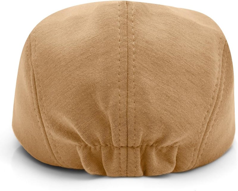 Xinveen Men's Newsboy Hat Adjustable Beret Ivy Cap Irish Cabbie Driving Hunting Hats - Image 5